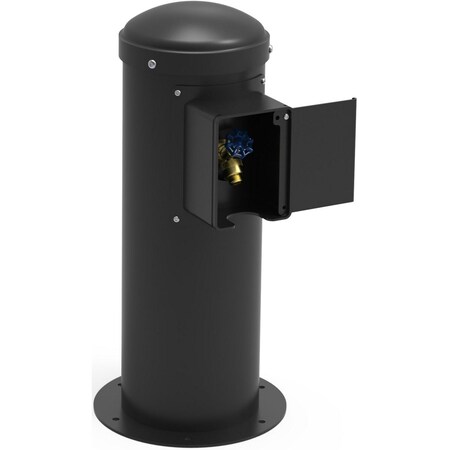 Elkay Halsey Taylor Yard Hydrant With Locking Hose Bib, Blk Black 4461YHLHBBLK